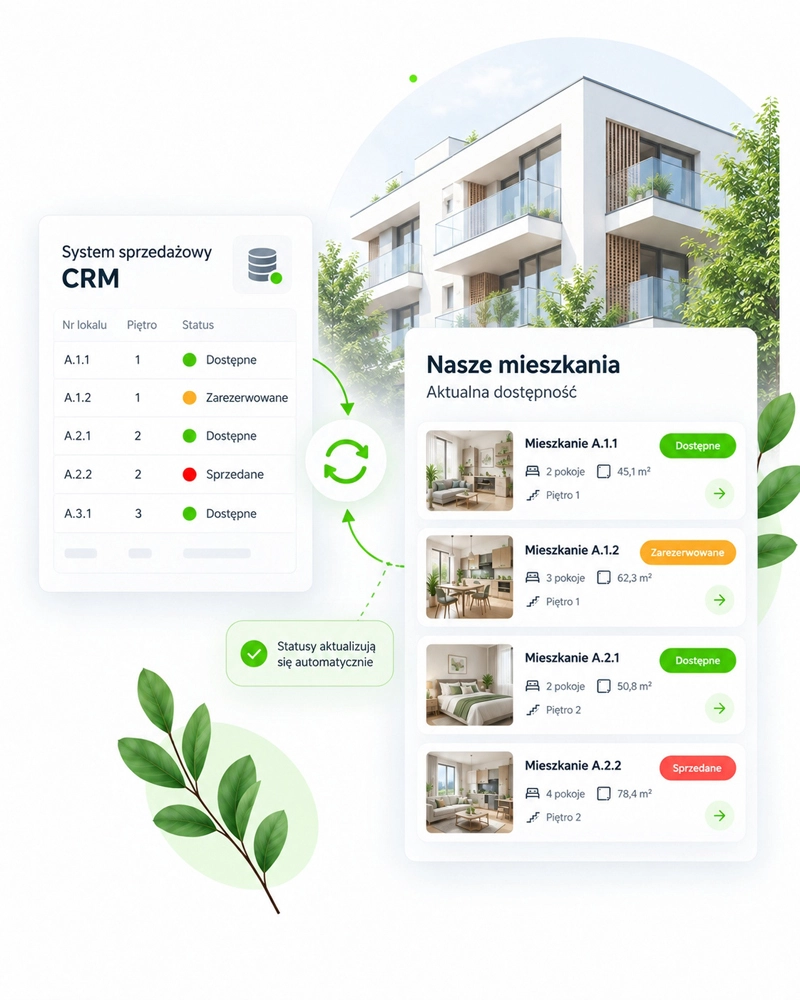 Automatyczna synchronizacja statusów dostępności mieszkań