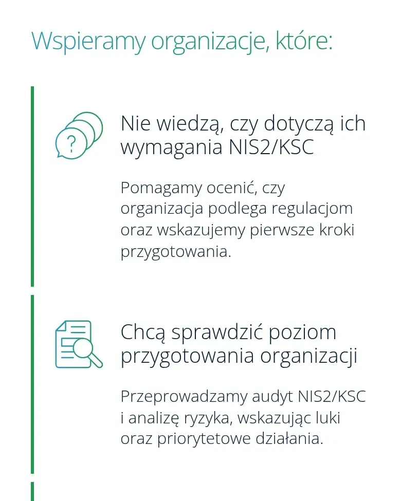 Lista „Wspieramy organizacje, które…” na telefonie