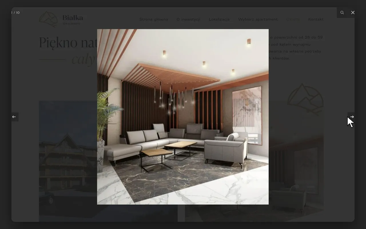 Galeria Białka SPA & Resort otwarta w podglądzie pełnoekranowym