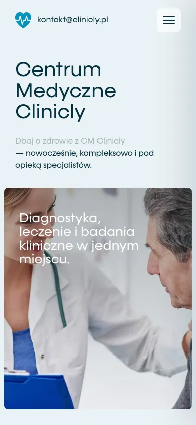 clinicly.eu na telefonie