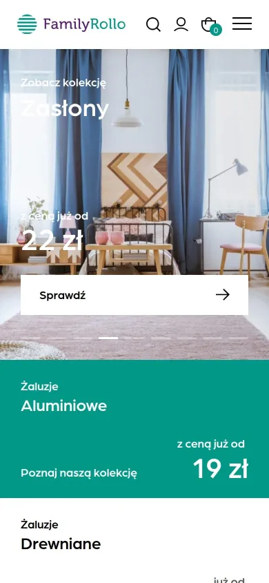 Strona główna familyrollo.pl na telefonie