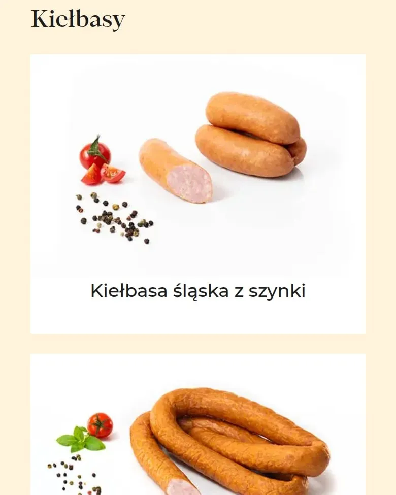 Kategoria Kiełbasy na telefonie