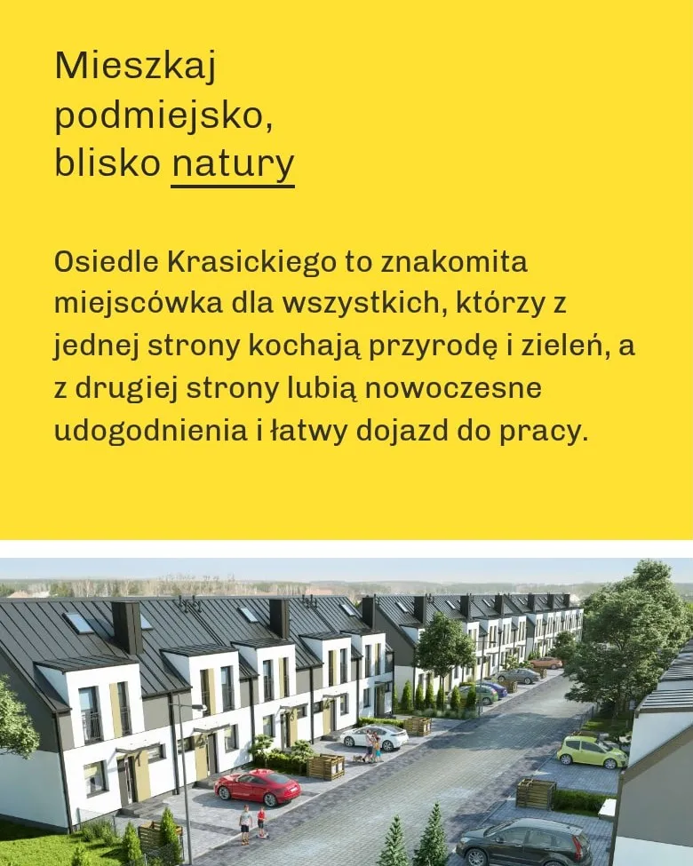 Podstrona „Lokalizacja” Osiedla Krasickiego na telefonie