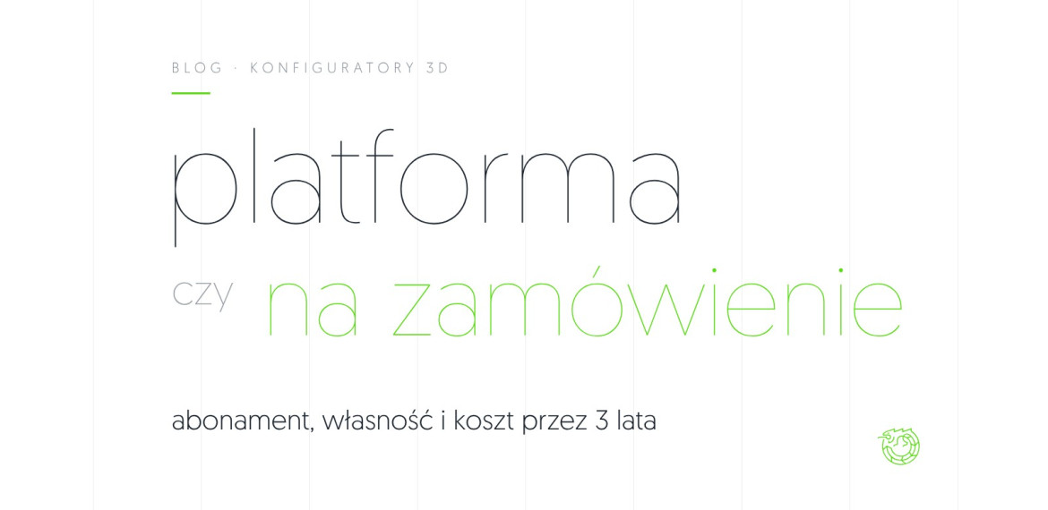 Ilustracja: platforma czy konfigurator 3D na zamówienie – abonament, własność i koszt przez 3 lata