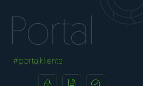 Ilustracja: portal klienta – logowanie, dokumenty i potwierdzone statusy