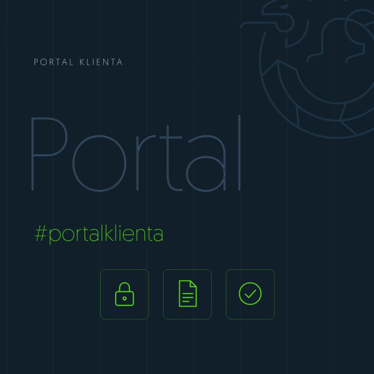 Ilustracja: portal klienta – logowanie, dokumenty i potwierdzone statusy