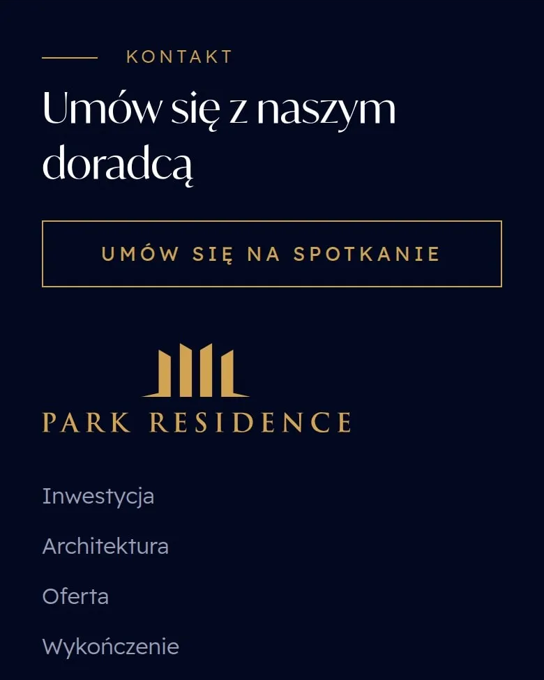 Sekcja „Umów się z naszym doradcą” na telefonie