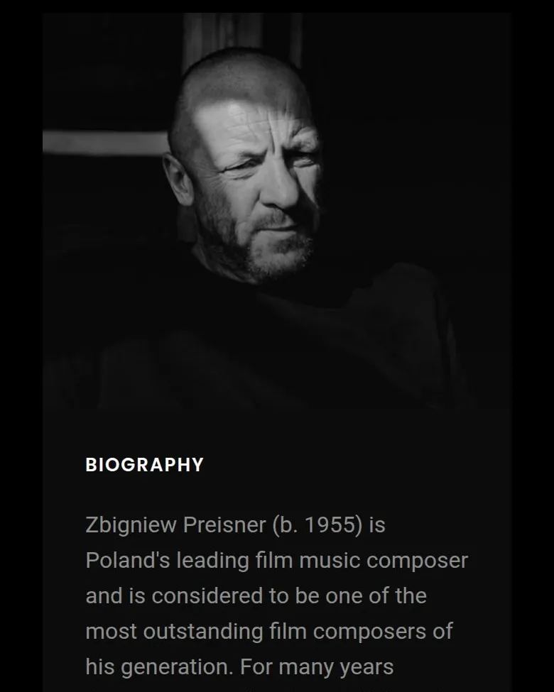 Biografia Zbigniewa Preisnera na telefonie
