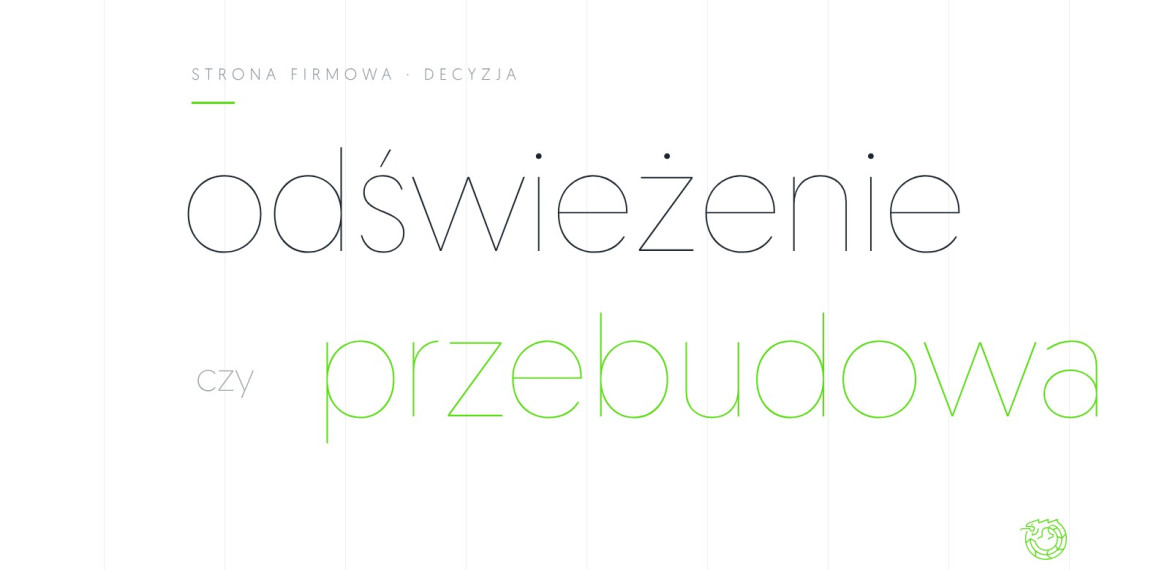 Ilustracja: odświeżenie czy przebudowa strony firmowej