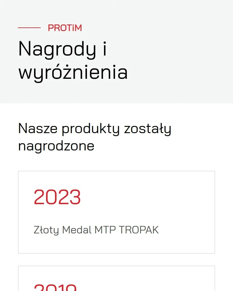 Nagrody i wyróżnienia na telefonie