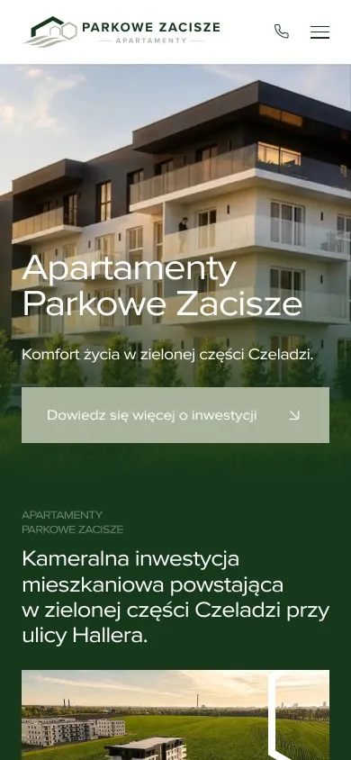 Strona główna parkowezacisze.eu na telefonie