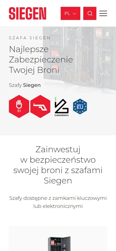 Strona główna siegen.com.pl na telefonie
