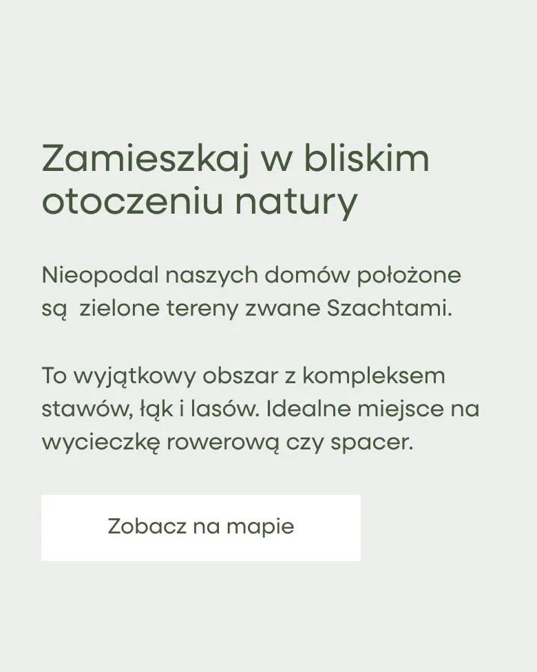 Sekcja „Zamieszkaj w bliskim otoczeniu natury” na telefonie